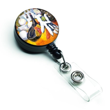 CAROLINES TREASURES Golf Clubs Ball and Glove Retractable Badge Reel 6070BR